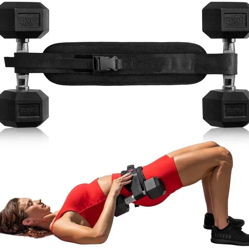 Yoga Exercise Dumbbells Waist Weight Belt Hip Bridge