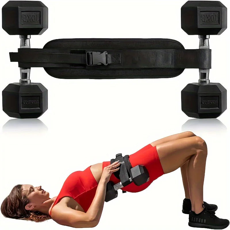 Yoga Exercise Dumbbells Waist Weight Belt Hip Bridge