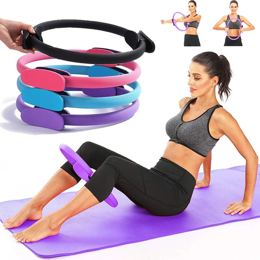 1Pcs Yoga Pilates Ring Non-slip Sports Resistance