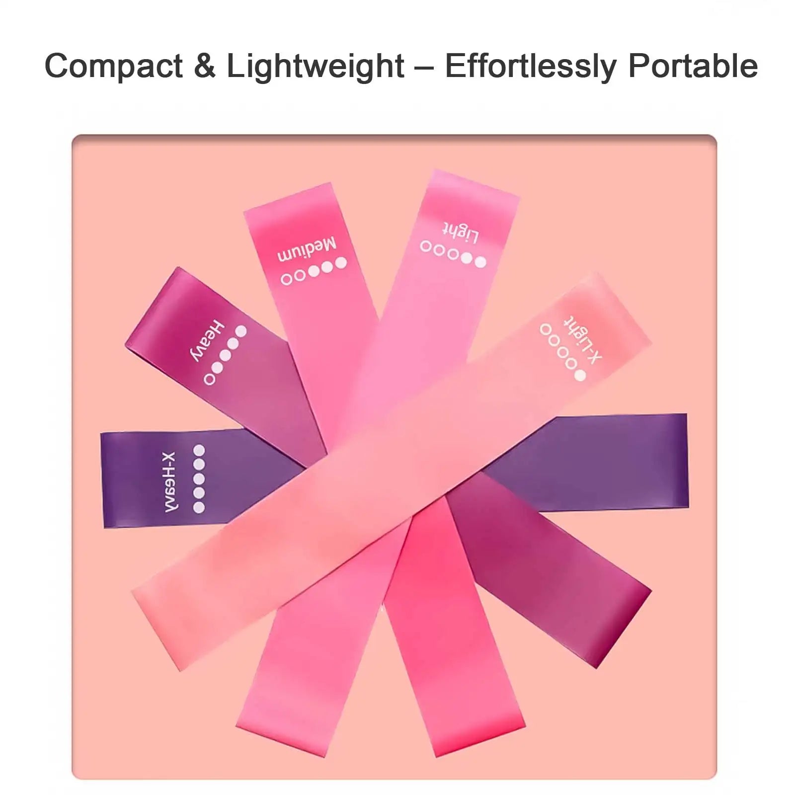 Resistance Bands TPE Exercice Loop 5 Levels Stretch Bands