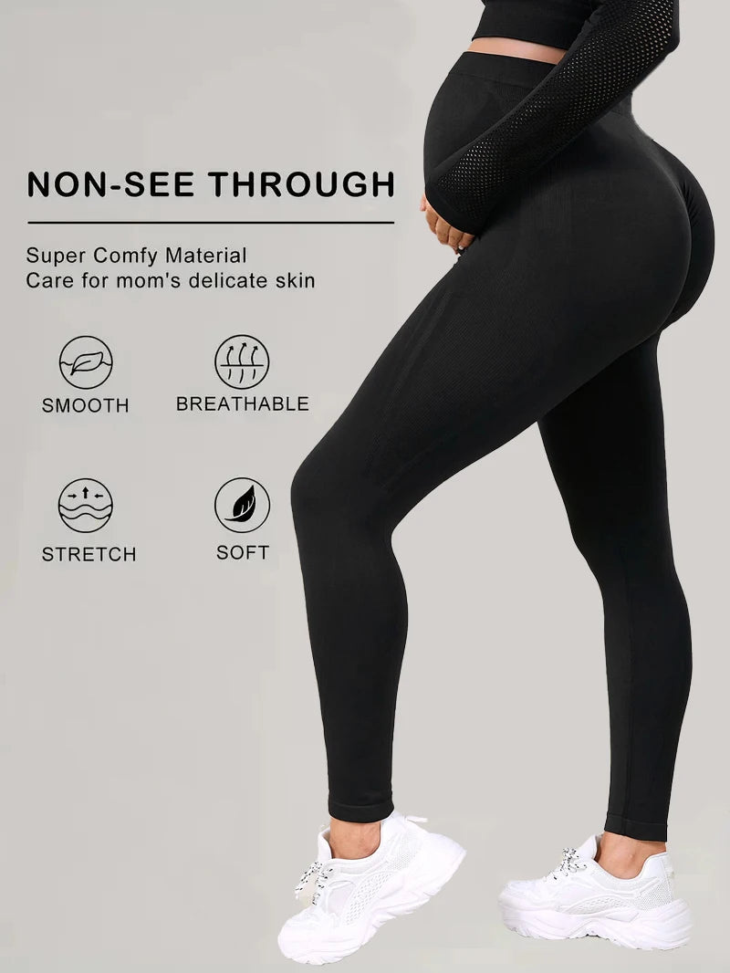 Women's Maternity Workout Leggings Over