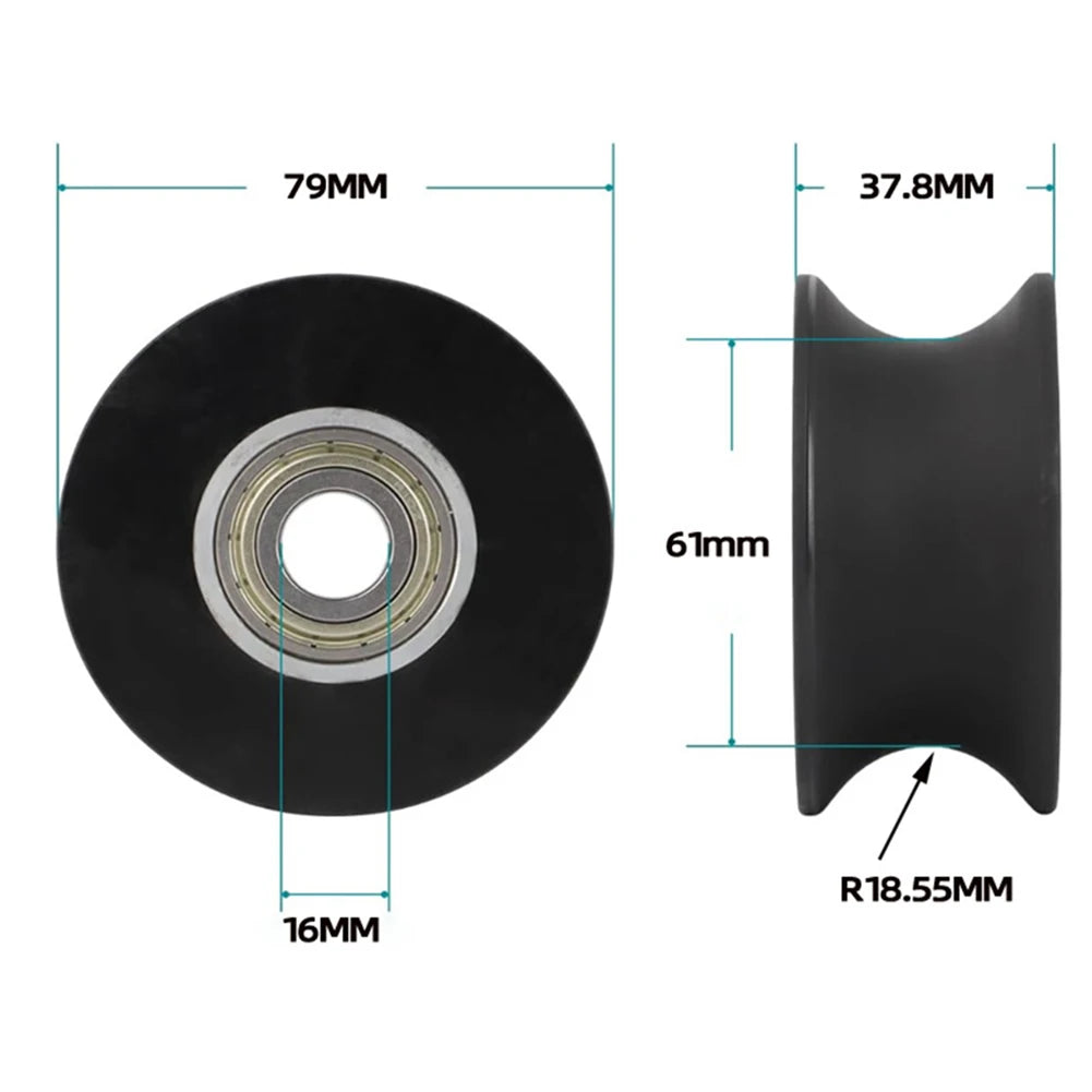 Elliptical Orbit Machine Roller For Fitness Equipment