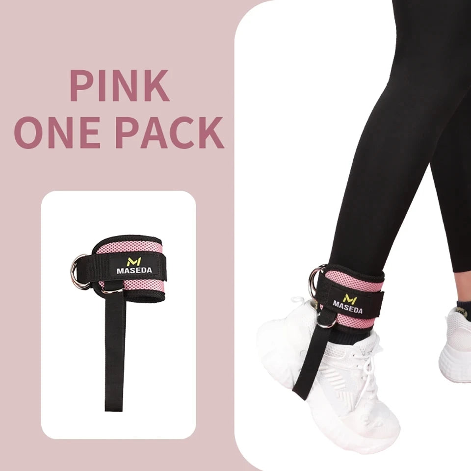 1Pcs Fitness Ankle Straps for Cable Machines Padded Ankle Cuffs
