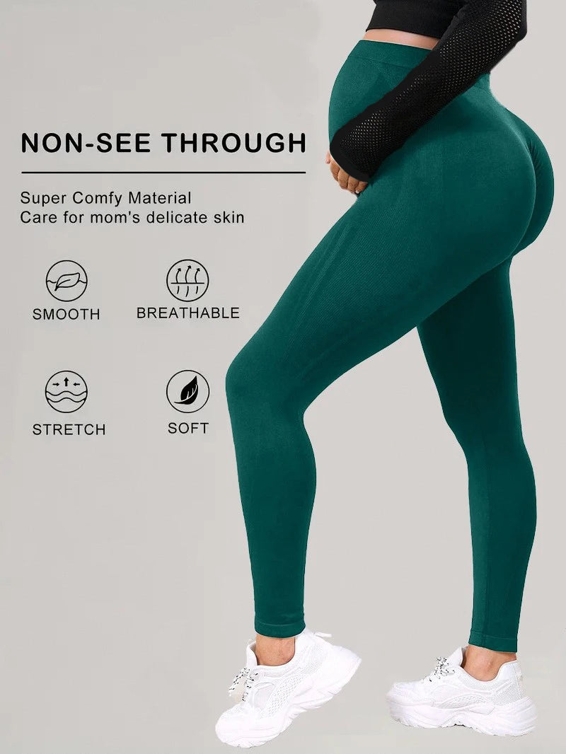 Women's Maternity Workout Leggings Over
