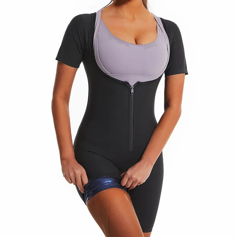 Women Sauna Suit Sweat Shirts Slimming Hot