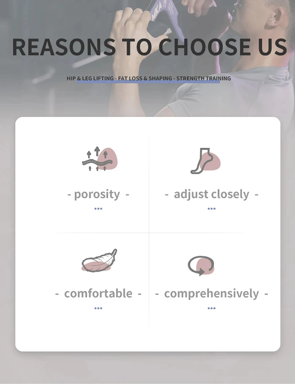 1Pcs Fitness Ankle Straps for Cable Machines Padded Ankle Cuffs