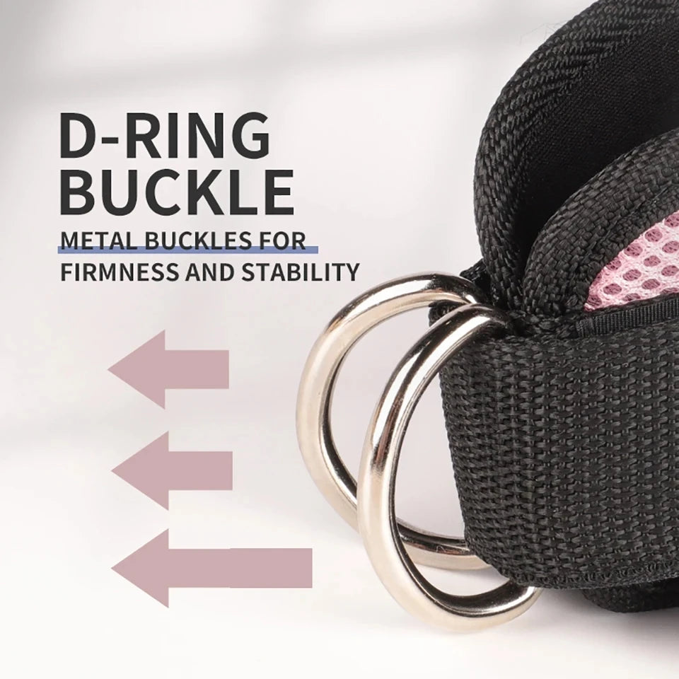 1Pcs Fitness Ankle Straps for Cable Machines Padded Ankle Cuffs