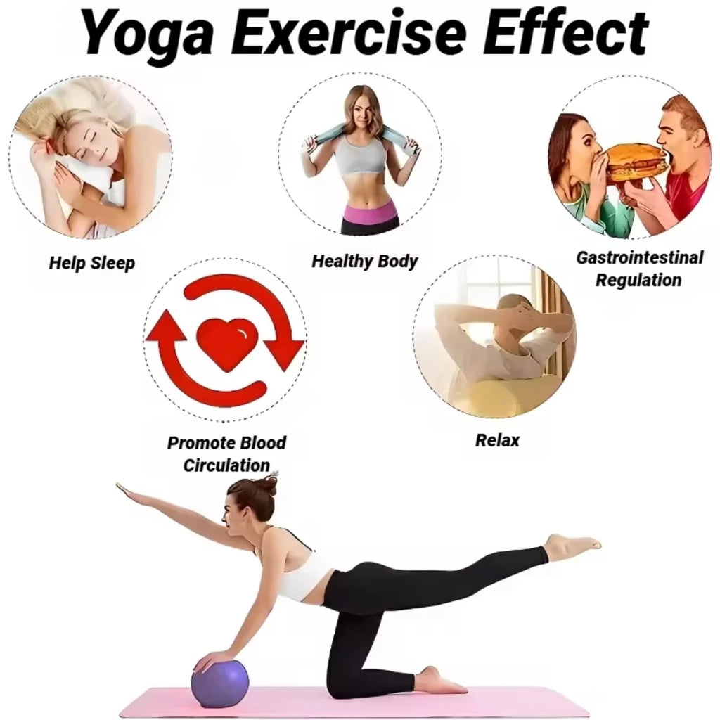 New Yoga Pilates Ball Exercise Gymnastic Fitness