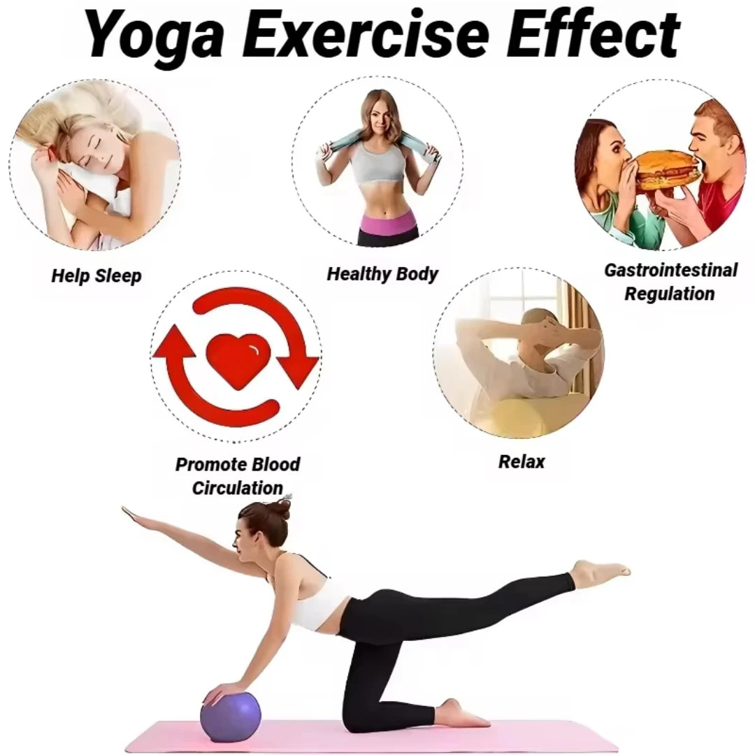 New Yoga Pilates Ball Exercise Gymnastic Fitness