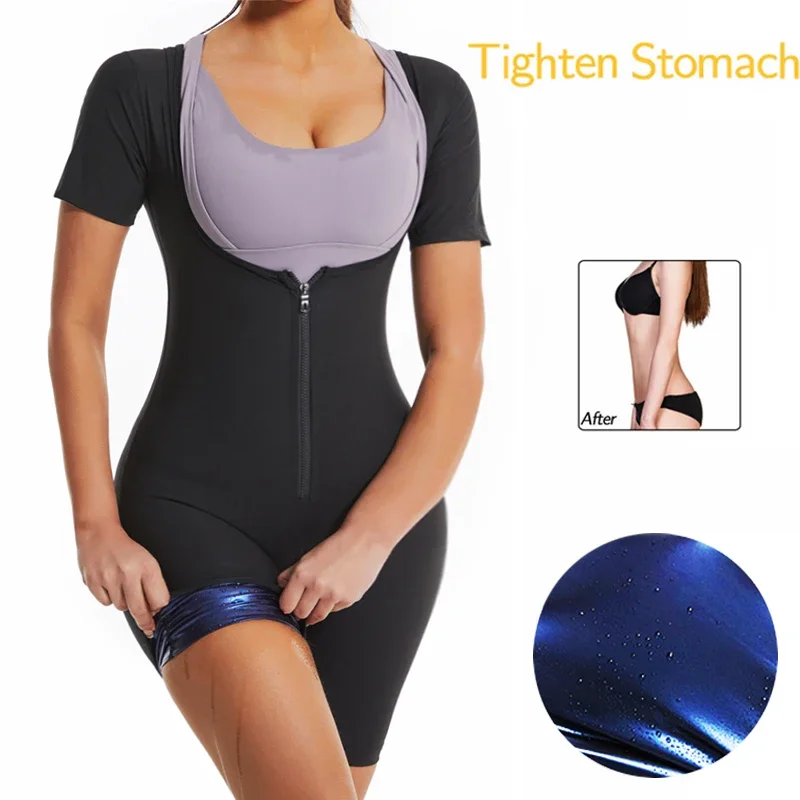 Women Sauna Suit Sweat Shirts Slimming Hot